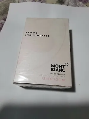 Mont Blanc FEMME INDIVIDUELLE By Montblanc Women 2.5 Oz Spray New Super Celofon • $25