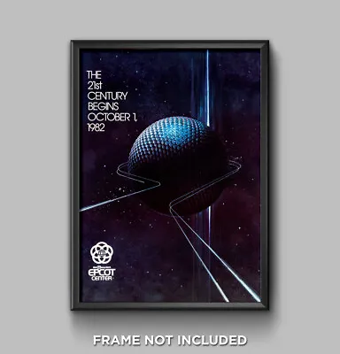 Epcot Center Spaceship Earth 1982 Poster Print Wall Art Decor Disney World 3195 • $29.95