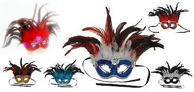 Set Of 4 Venetian Masquerade New Years Eve Party Masks Masked Ball Eye Masks • £9.99