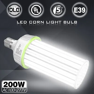 200W LED Corn Light Bulb 27000LM 5000K Replace 1000W MH/HPS/HID E39 Mogul Base • $84.24