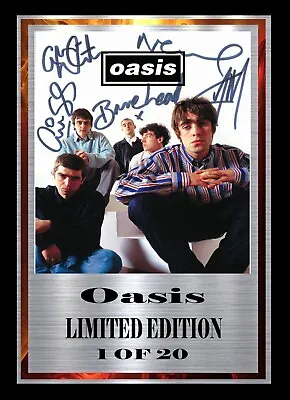 Oasis    Signed  Limited Edition   Framed 2 • £18.90