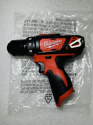 MILWAUKEE 2407-20 M12 12V 12 Volt LED Cordless Lithium-Ion 3/8  Drill Driver • $41.95