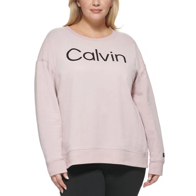 $12.89 • Buy Calvin Klein Performance Womens   Logo Sweatshirt Athletic Plus BHFO 4831