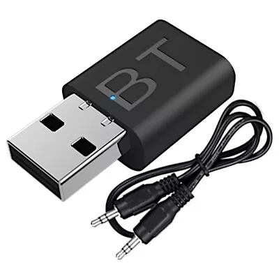 Bluetooth 5.0 Audio Receiver USB 3.5mm AUX Adapter Car TV PC Speaker • $4.19