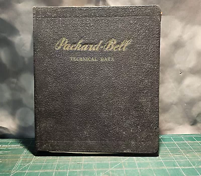 1940s PACKARD BELL Phonocords And Radio Technical Data Book Binder • $45