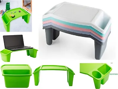 £8.95 • Buy Children Kids Lap Desk With Pocket Tray Multipurpose Activity Table Laptop Slots