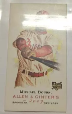 2007 Topps Allen And Ginter Mini #317 Michael Bourn NM-MT SP Phillies ID:45341 • $6.44