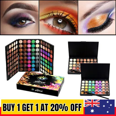 $13.99 • Buy 40/120 Colours Eye Shadow Eyeshadow Palette Makeup Make Up Set Professional Box