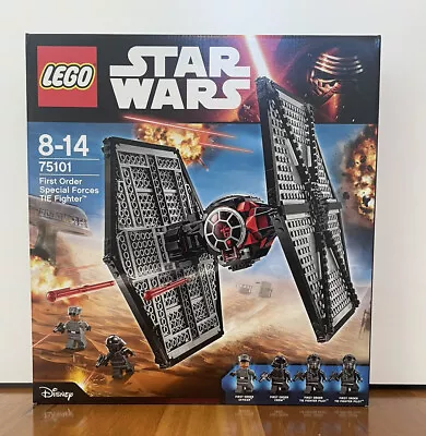 LEGO  Star Wars 75101  First Order Special Forces TIE Fighter - New Retired Set • $155