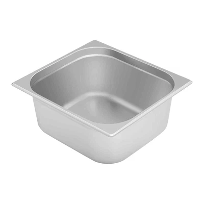 £46.99 • Buy Bain Marie Container Stainless Steel Gastronorm Food Tray Gn Pot 150 Mm Pan 2/3
