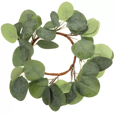 Artificial Eucalyptus Candle Rings For Weddings And Tea Lights • £8.68