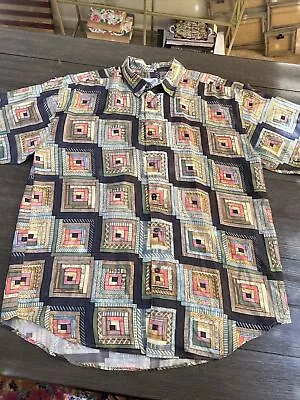 Vintage 90’s Gooch Silk Button Up Shirt Size XL • $34.99