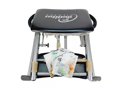 Malibu Pilates Folding Chair Bench Fitness Workout Yoga Core W/ DVDs & Makeover • $149.99