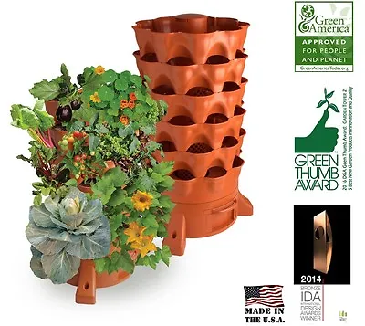 Garden Tower 2 - Vertical Composting Indoor Outdoor Mobile Garden   • $424.95