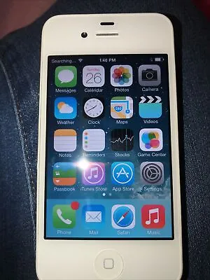 Apple IPhone 4s White (Verizon) A1387 8GB (GSM + CDMA) Excellent Used No Network • $55