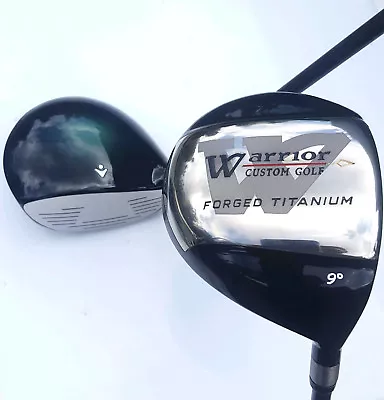 $49.50 • Buy New WARRIOR Custom Golf TITANIUM DRIVERS 9d Mens Performance Flex Graphite Shaft