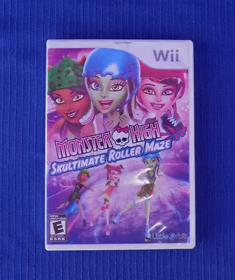 Monster High: Skultimate Roller Maze (Nintendo Wii 2012) Working Complete Tested • $11.95