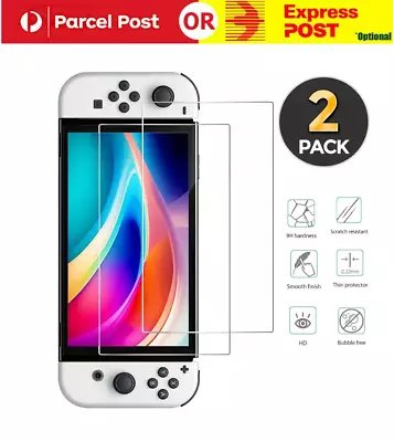 2x Tempered Glass Screen Protector For Nintendo Switch/Switch Lite/Switch Oled • $6.96