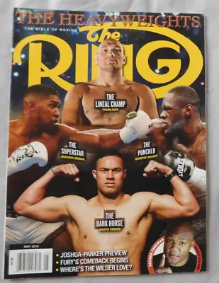 $10 • Buy Tyson Fury Anthony Joshua Wilder Joseph Parker May 2018 RING Boxing Magazine  EX