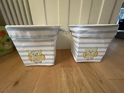 2 X New Canvas Baskets From Pottery Barn Kids Dubai • £16