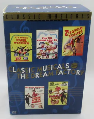 Classic Musicals From The Dream Factory 5-film Coll. 5-disc Dvd Set Summer Stoc • $15.99