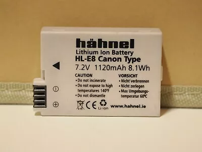 Hahnel LP-E8 Battery For Canon EOS 550D 600D 650D 700D T2i T3i T4i T5i  • £5.99