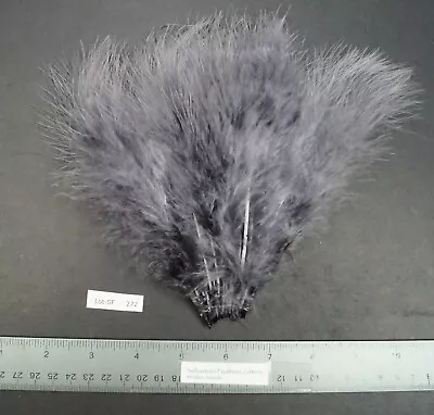 Heron Grey Marabou Strung Turkey Marabou/Spey Feathers Lot- SF 272 • $5.99