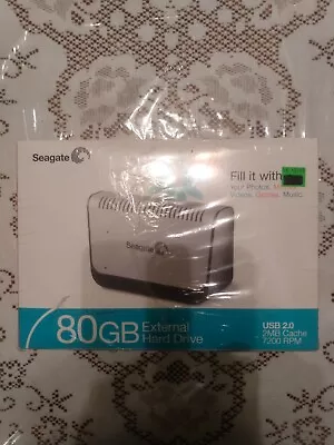 Seagate ST380203U2-RK 80GB 3.5  7200RPM External Hard Drive USB 2.0 • $25