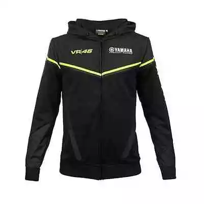 VR46 Official Valentino Rossi Black Dual Yamaha Hoodie - YKMFL 315704 • £86.99