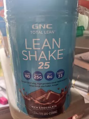 GNC Total Lean Lean Shake 25 Rich Chocolate 22.01 Oz 1.38 Lb Exp 11/09/2023 • $22.99