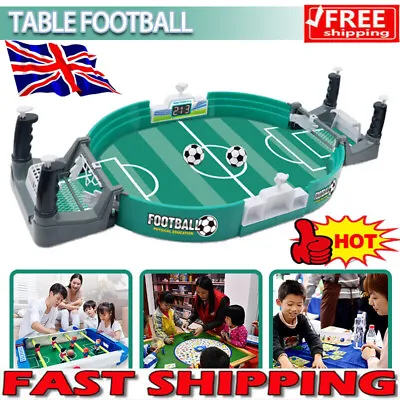 Funny Football Table Game For Kids Adults Tabletop Soccer Interactive Toys Gift • £4.26