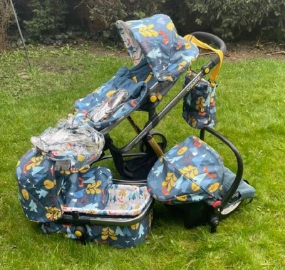£149.99 • Buy Cosatto Giggle Foxtale Travel System 3 In 1 Pram Stroller Car Seat Cot