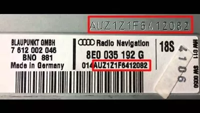 ✅AUDI RADIO CODE - Anti Theft CODE - PIN DECODE UNLOCK SERVICE - QUICK SERVICE✅ • £3.56