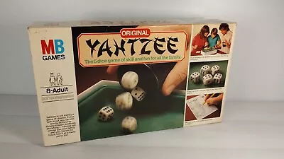 Yahtzee Dice Game 1982 MB Games. Complete Including Pens Vintage  • £10.99