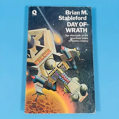 Day Of Wrath By Brian M. Stableford 1974 Quartet Vintage Sci-Fi Paperback • £6.95