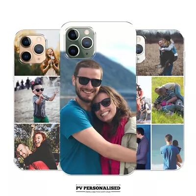£6.99 • Buy Personalised Custom Photo Collage Silicone Gel Phone Case For IPhone 13 8 XR 11
