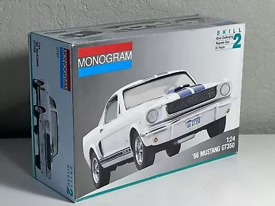 Monogram 2797 1966 Mustang Gt350 1:24 Plastic Model Kit Open But Complete • $5