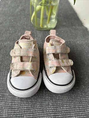 Baby Girls Converse. Size 2. Great Condition!! • £7