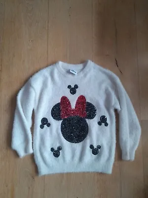 Minnie Mouse Jumper Girls Age 6/7 • £5