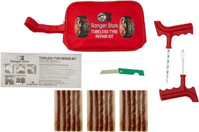 $40.82 • Buy Tubeless Tyre Repair Kit Set Tool Bag For Motorcycle, ATV, Truck, Tractor Flat T