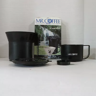 Mr. Coffee Quick Brew QB1 Microwave Coffeemaker W/ 10 Oz Travel Mug • $15