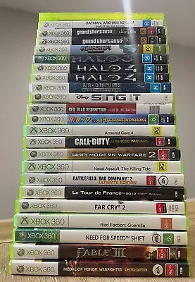Microsoft Xbox 360Xbox 360 Games List **Free Postage** Select From Drop Down Box • $18.99