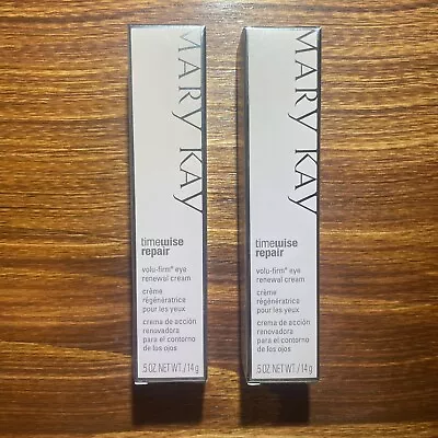 Lot Of 2 Mary Kay TimeWise Repair® Volu-Firm® Eye Renewal Cream Reduces Wrinkle • $56.95