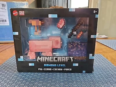 Minecraft Pig Diamond Level Mini Figure & Accessories NEW • $35.50