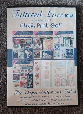 Tattered Lace - The Paper Collections Vol 4 -  CD Rom - Cardmaking  • £1