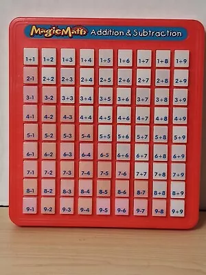 MAGIC MATH MACHINE Press And See Addition & Subtraction Learning Game • $19