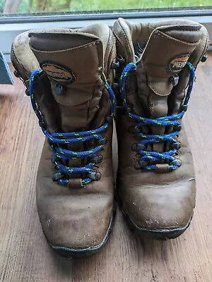 Meindl Toronto GTX Ladies Brown Leather Waterproof Walking Boots Size 4 (37) • £30