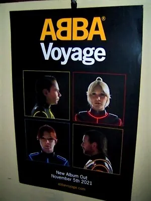 ABBA Original Promo Poster For VOYAGE November 2021 Very COOL • £33.25