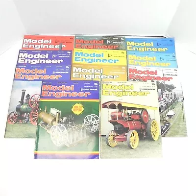 Vtg 1980 Model Engineer Magazine Lot Of 11 Trains Steam Engines Great Condition • $44.97