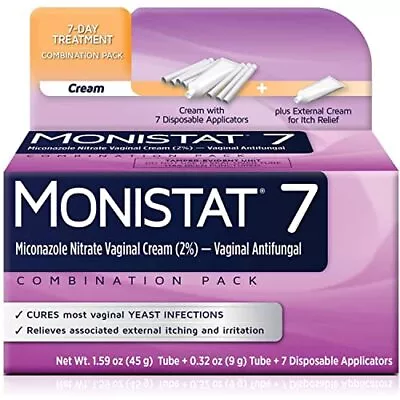 7-Day Yeast Infection Treatment | Cream + External Itch Relief Cream • $17.45